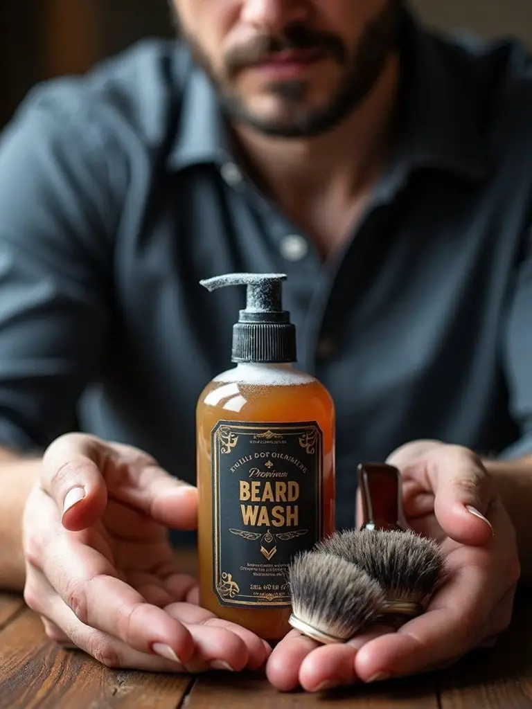 gentle sulfate free clean healthy beard