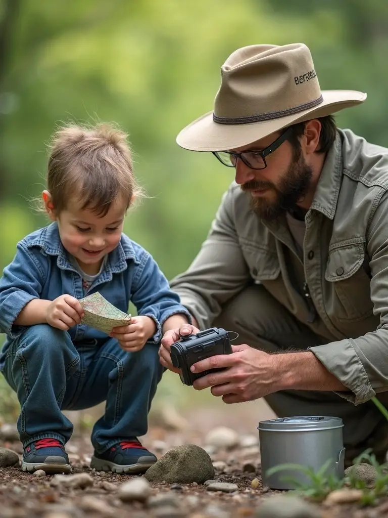 gps powered outdoor treasure hunt