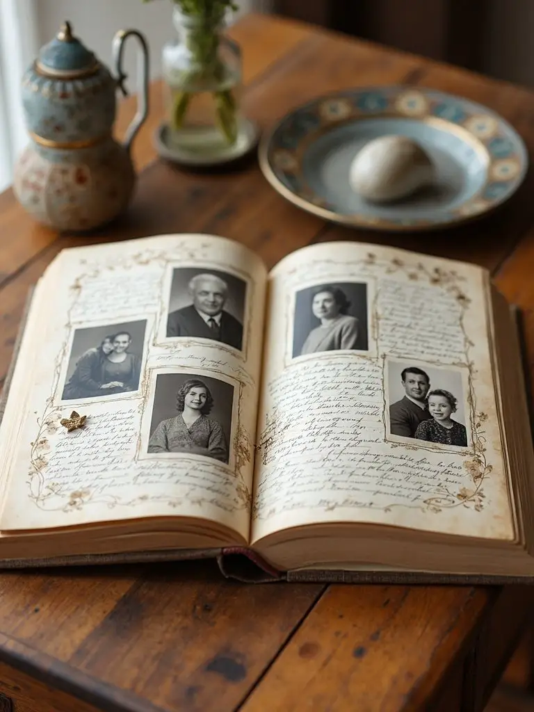 handcrafted family time capsule keepsake