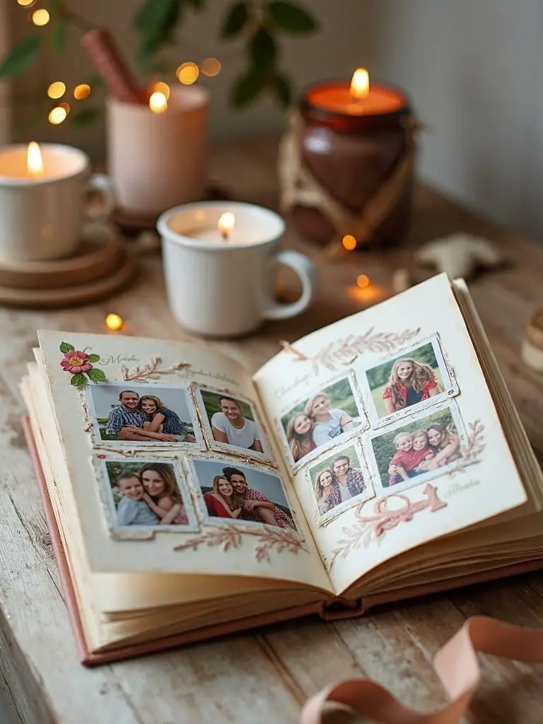 handmade scrapbook cherished memories together