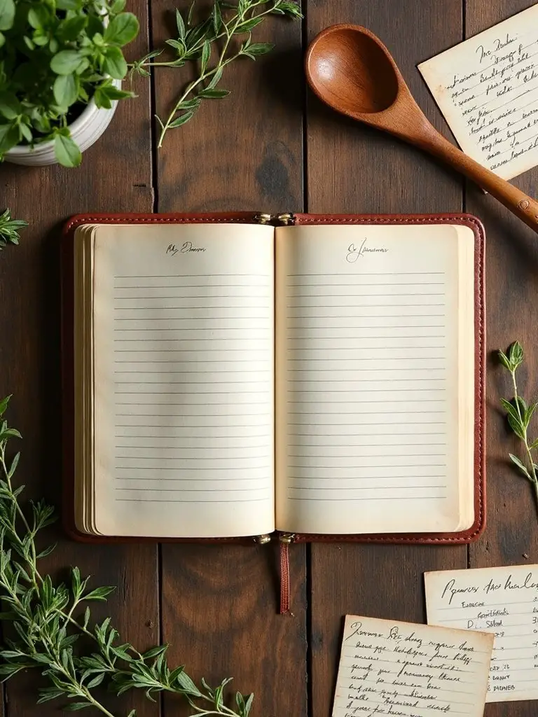 handwritten culinary family heirlooms