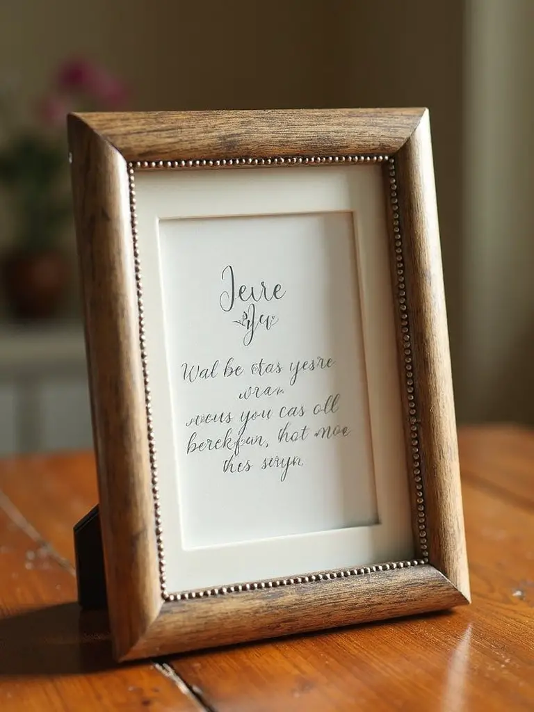 heartfelt cherished meaningful personalized