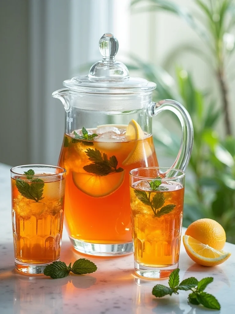 iced tea for refreshing summer