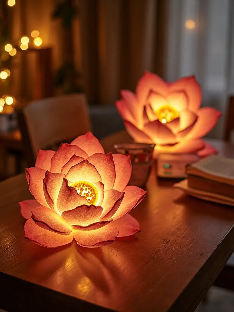 illuminated botanical personalized ambient displays