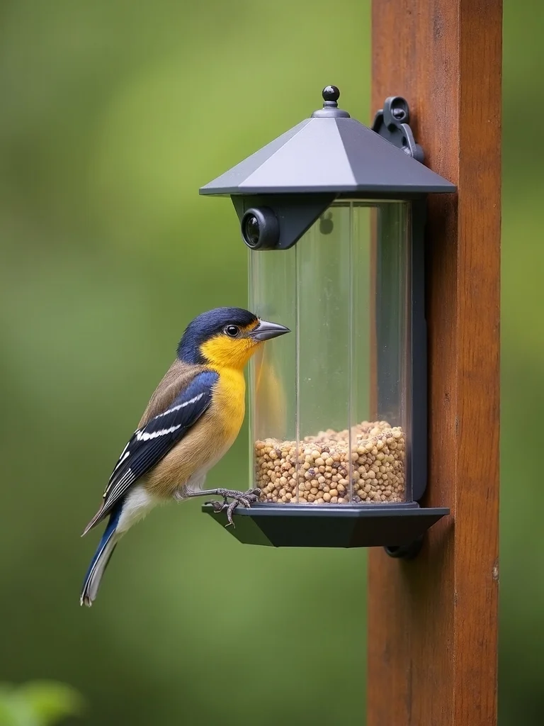 interactive backyard birdwatching experience
