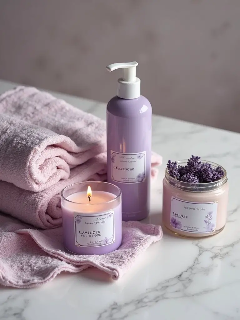 luxurious natural spa gift set