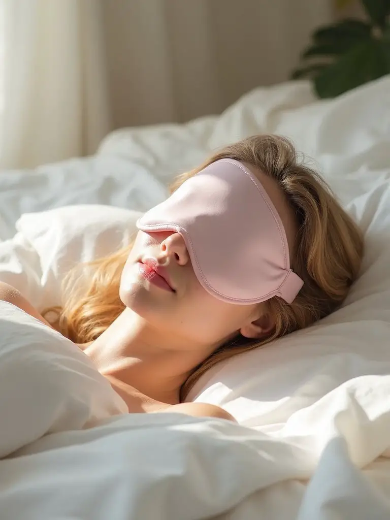 luxurious silk eye mask for sleep