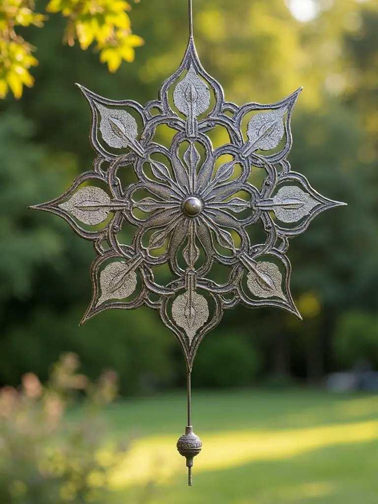 mesmerizing outdoor garden wind spinner