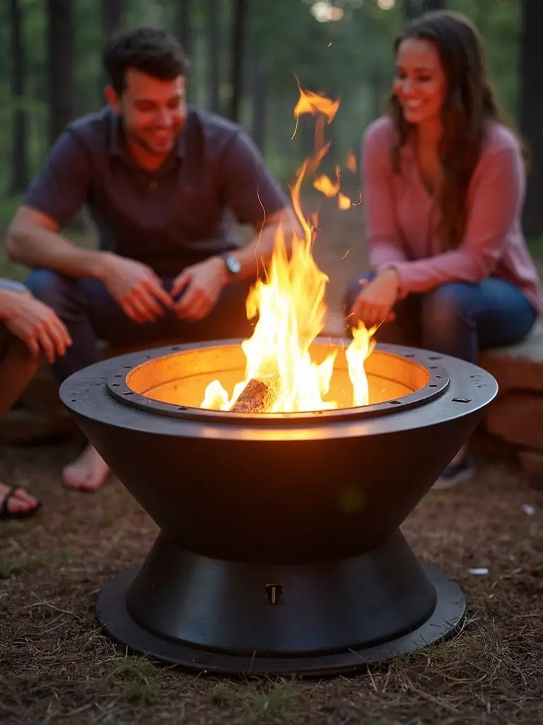 mesmerizing smokeless portable durable firepit