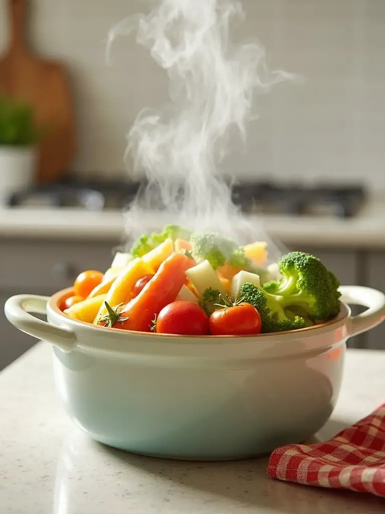 microwave veggie steamer for healthy cooking