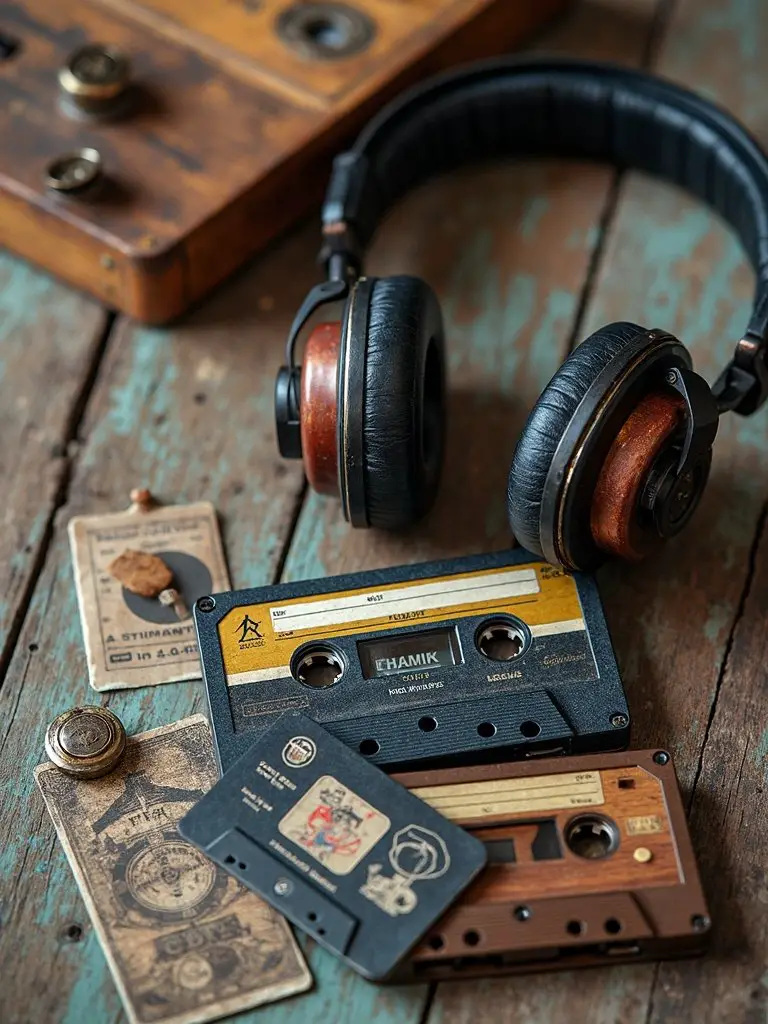 nostalgic retro inspired audio memorabilia