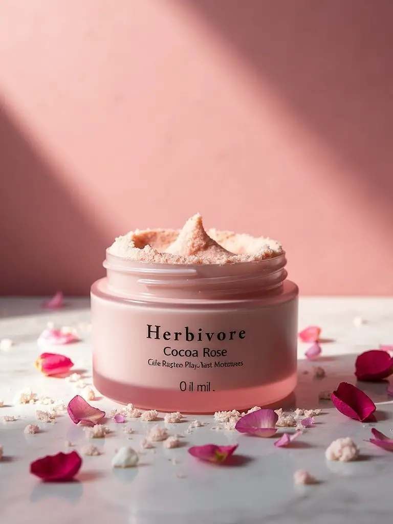 nourishing coconut rose body exfoliator