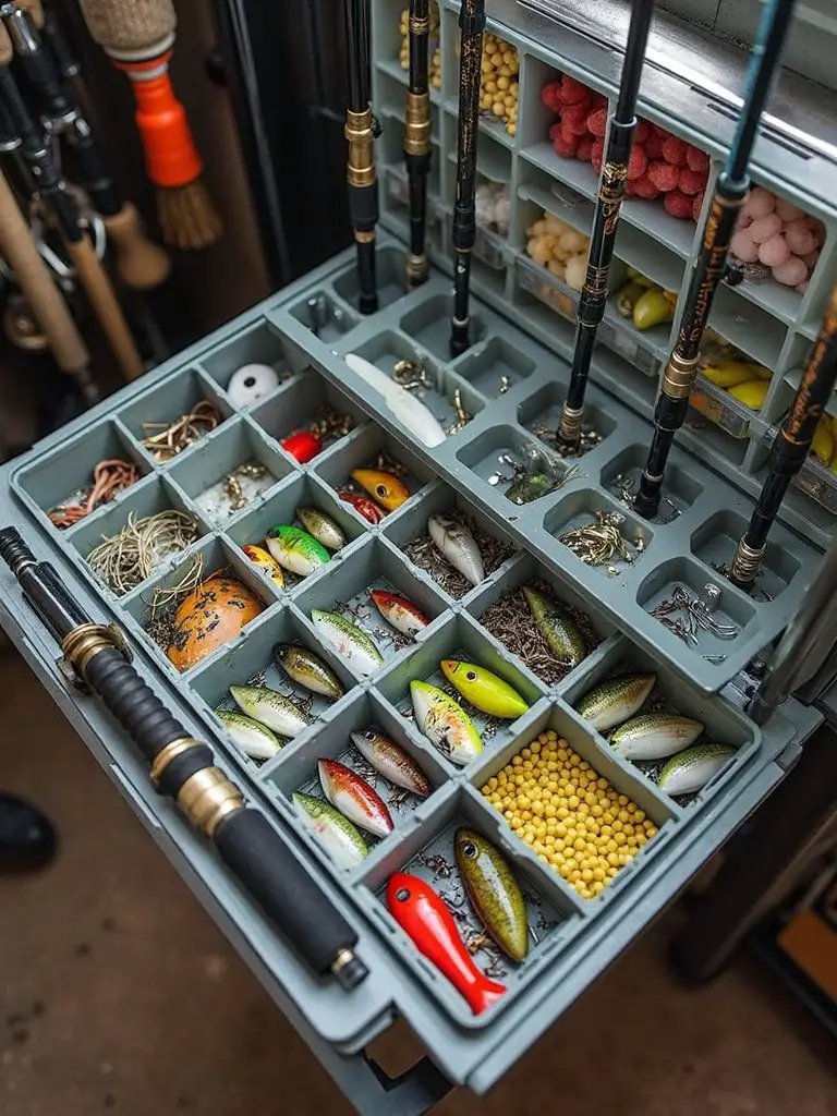 organized fishing gear enhances outdoor experience