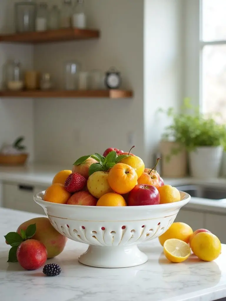 organized kitchen fruit storage solution