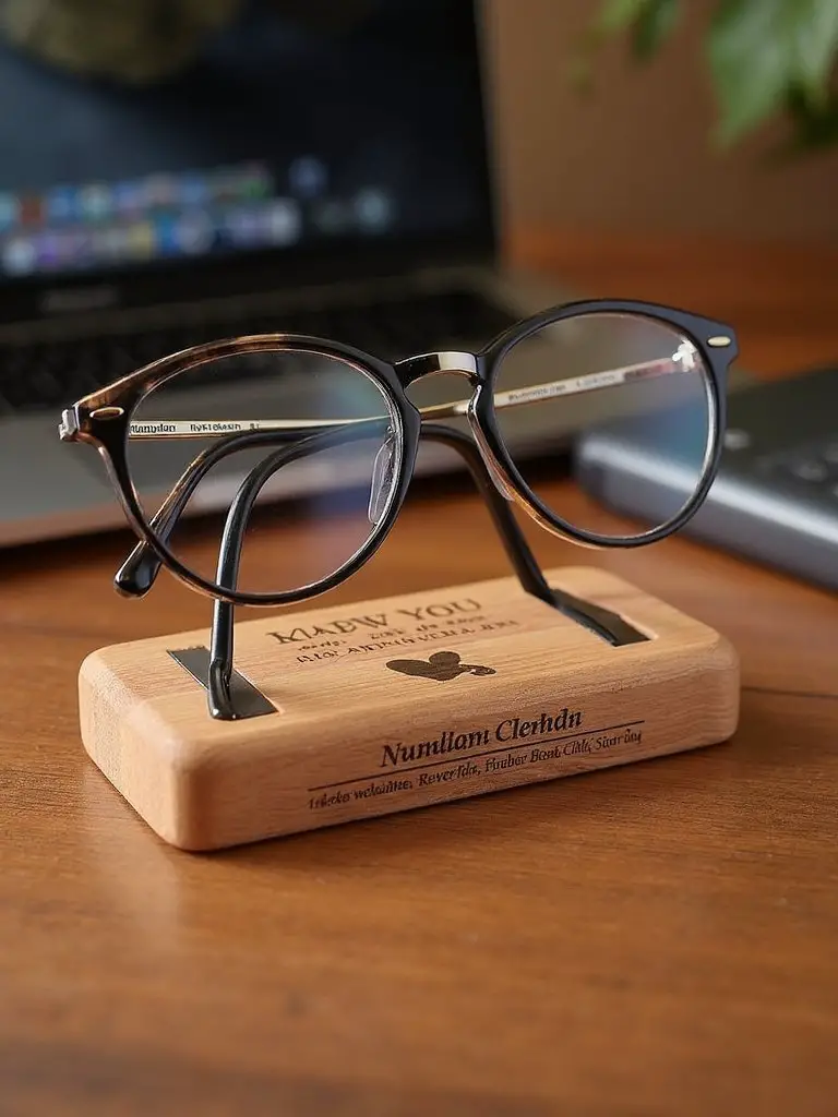 organized personalized durable eyeglasses display