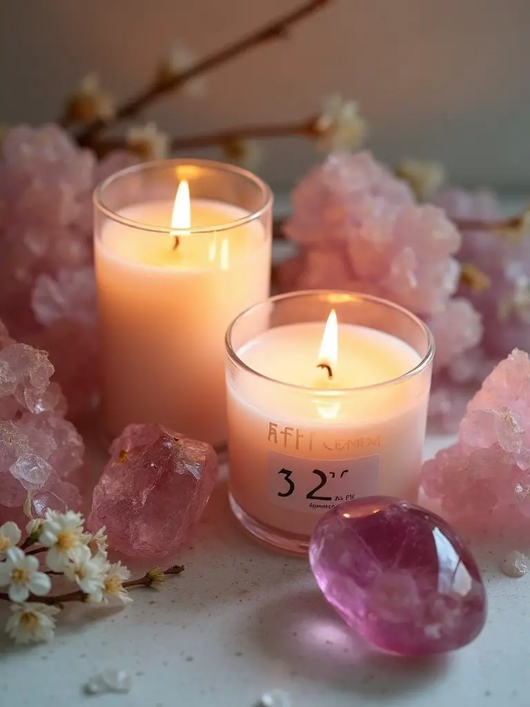 personalized birth month aromatherapy candle