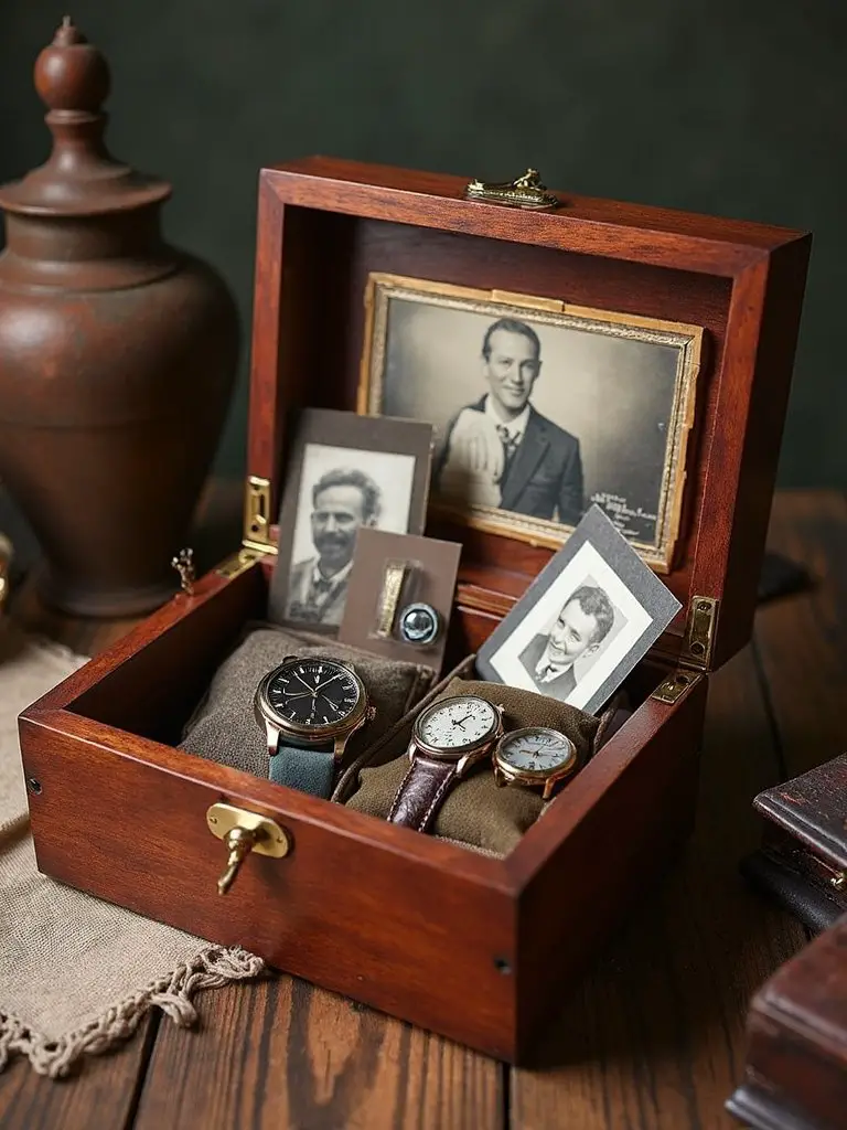personalized cedar keepsake cherishes dad s memories