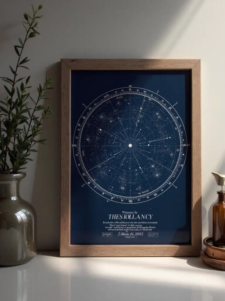 personalized celestial art for cherished dates