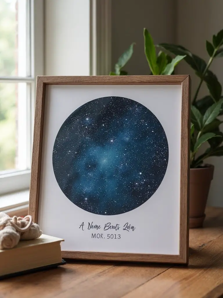 personalized celestial constellation sentimental memorial