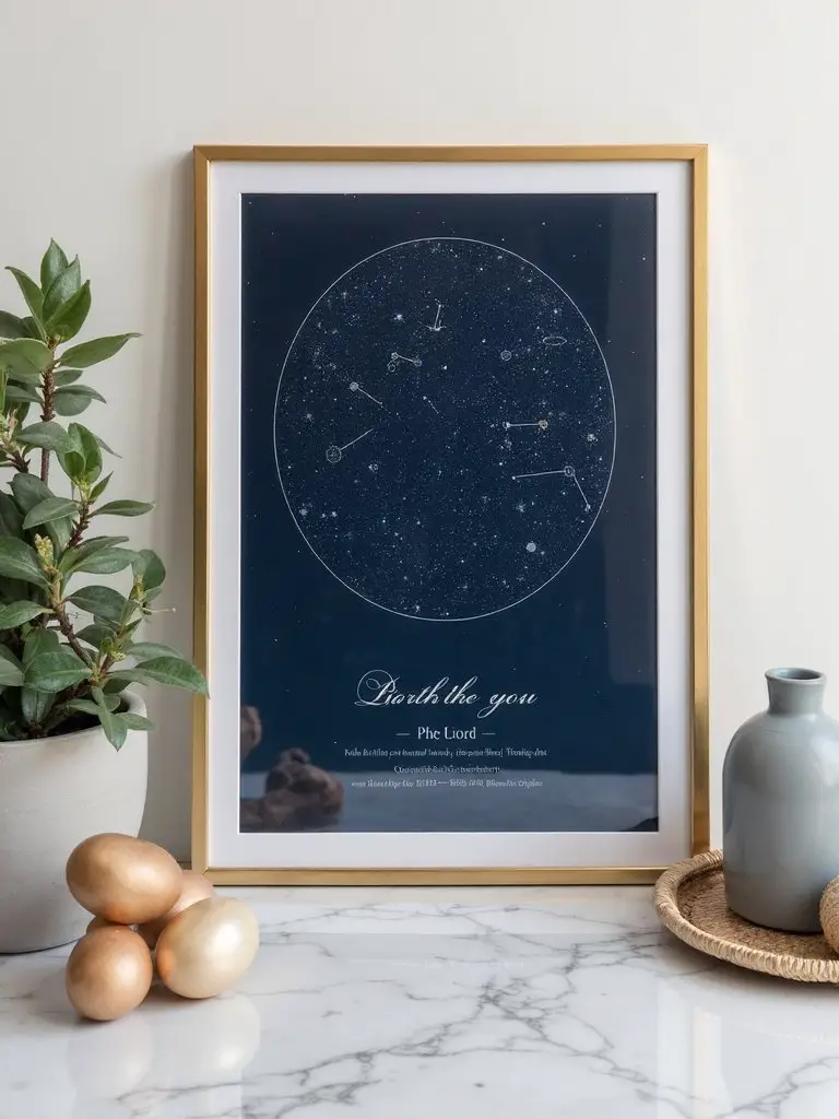 personalized celestial keepsake for mom