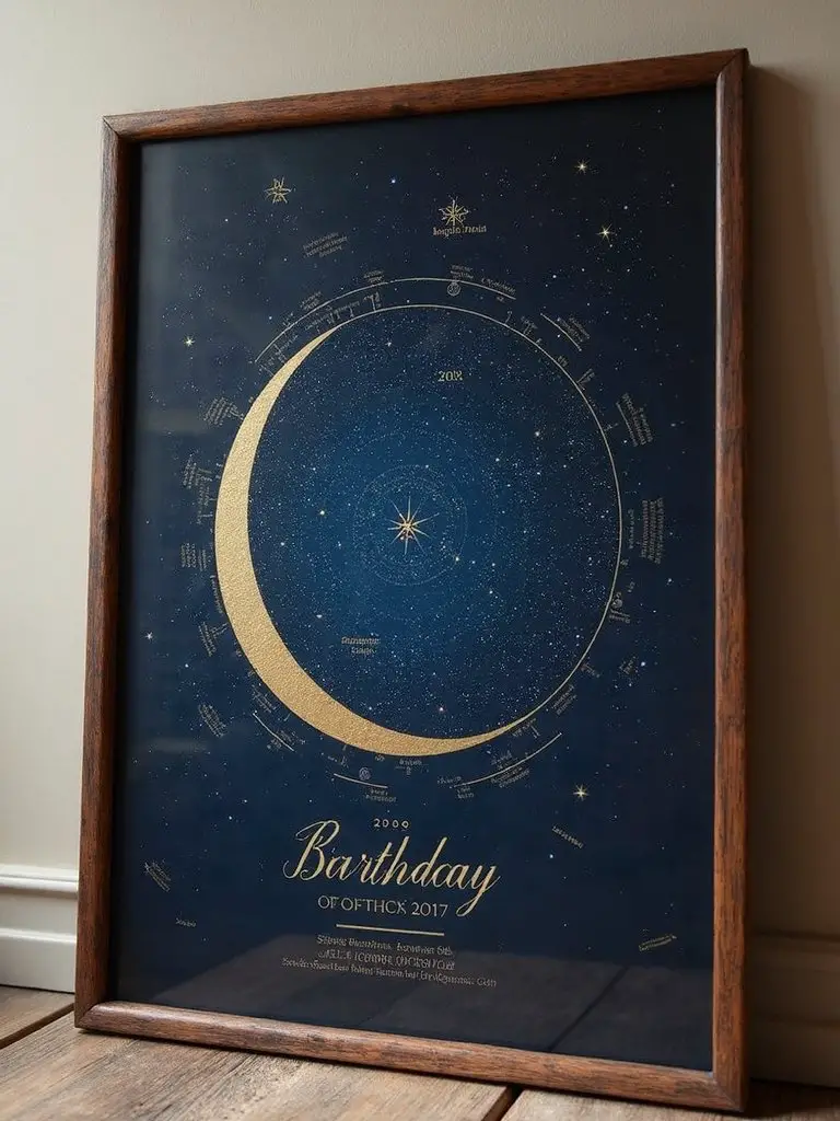 personalized celestial wall art memories