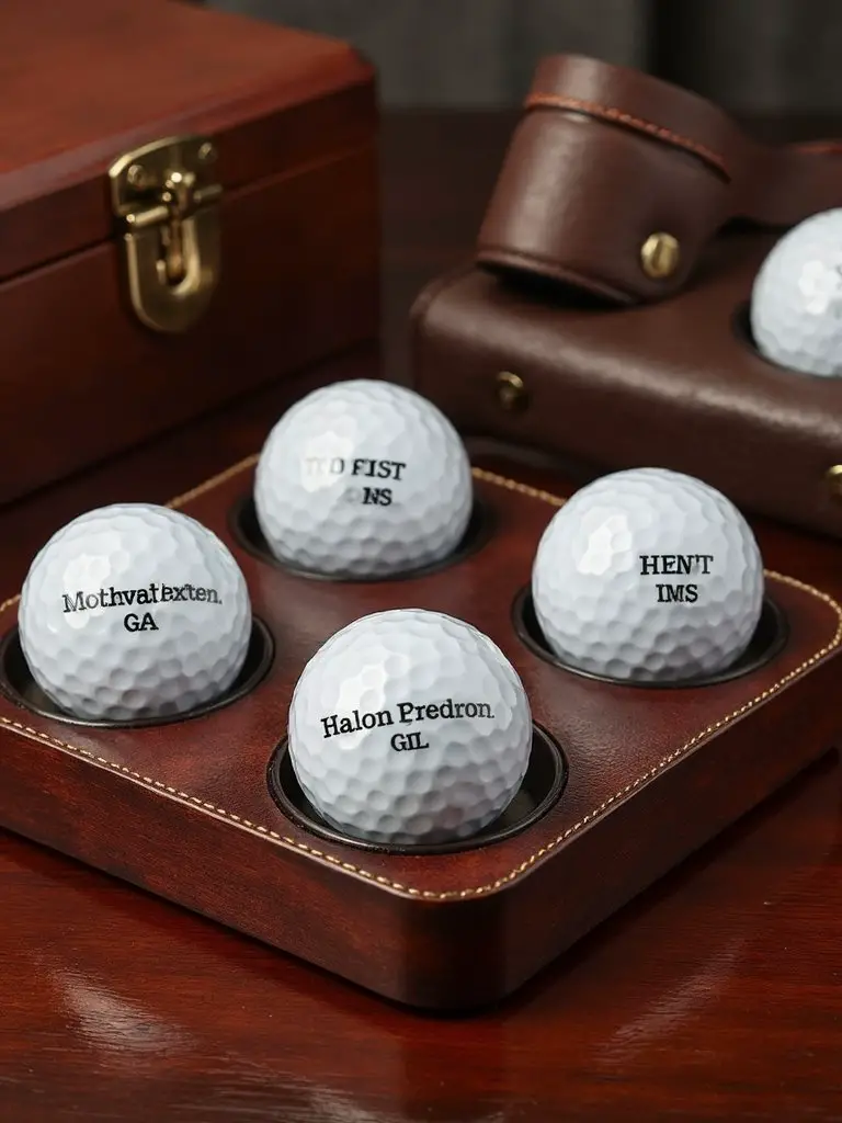 personalized custom memorable celebratory golf accessories