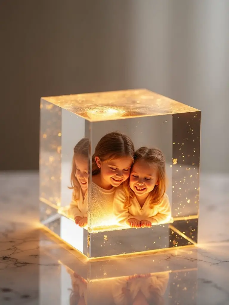 personalized dimensional family photo keepsake