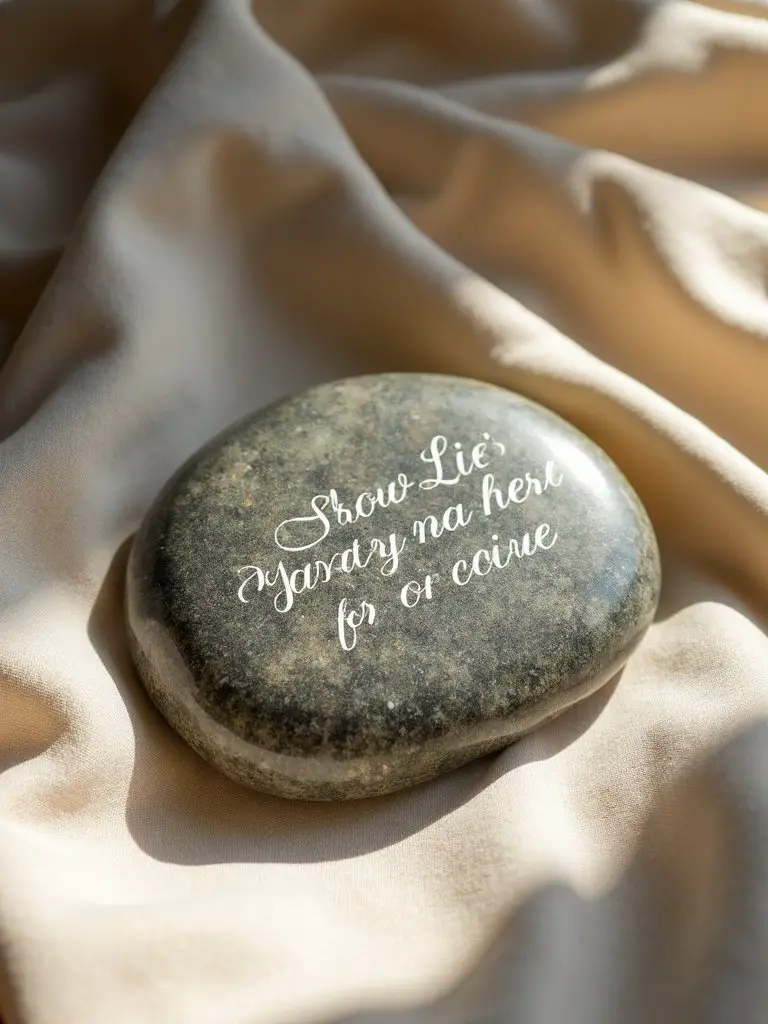 personalized engraved pebble keepsake thoughtful sentimental gift
