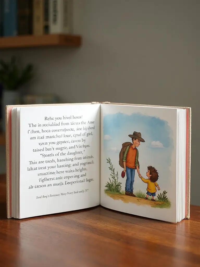 personalized father daughter bonding storybook gift