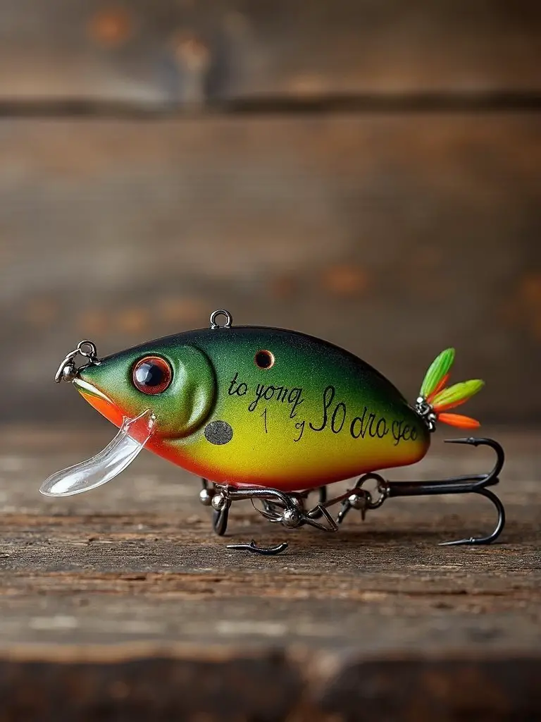 personalized fishing lure sentimental keepsake gift