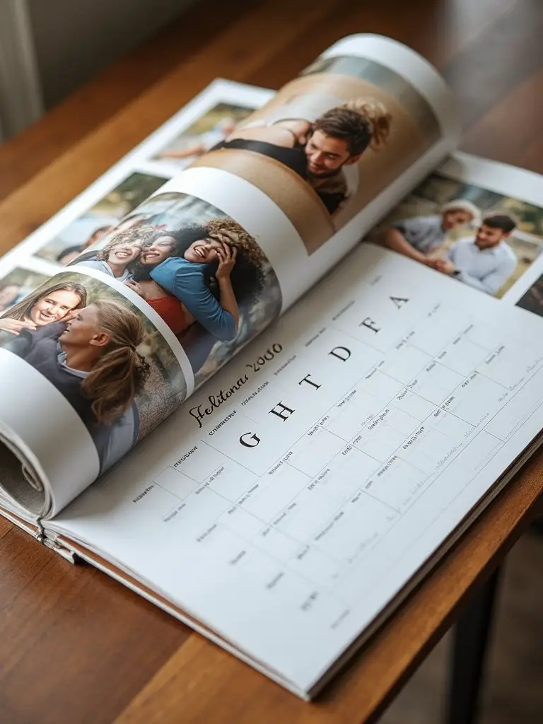 personalized keepsake family memories calendar