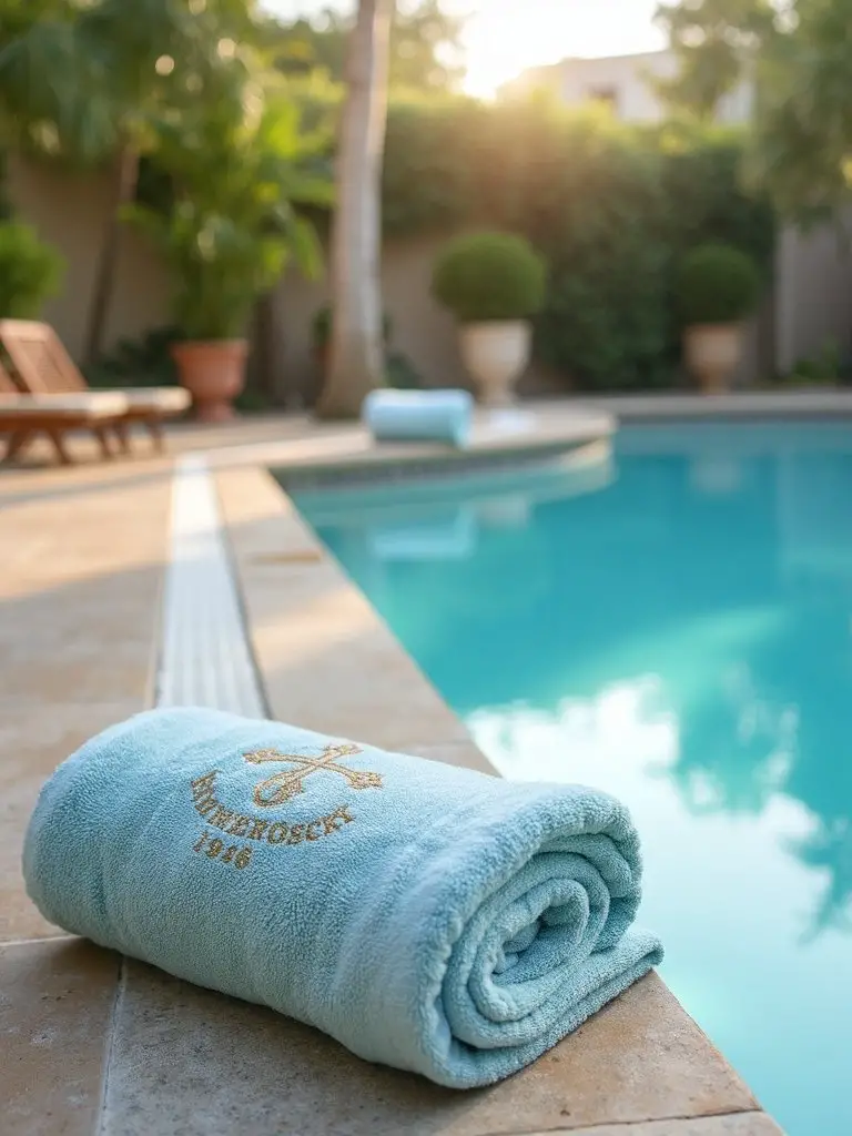 personalized luxurious pampering poolside experience