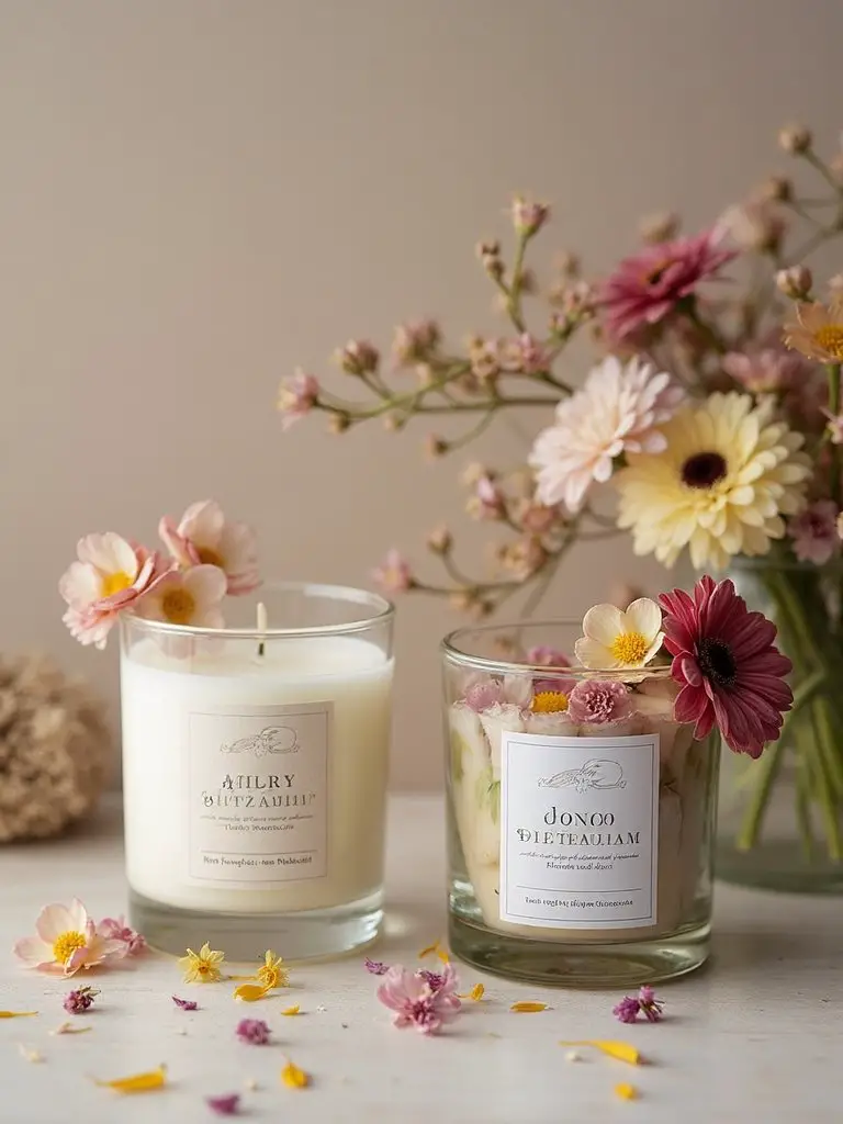 personalized scented homemade cherished candles