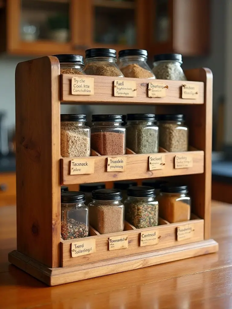 personalized spice rack for dad