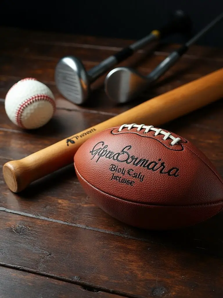personalized sporting goods as timeless keepsakes