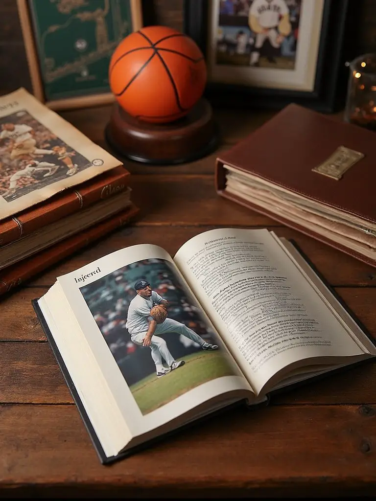 personalized sports history keepsake books