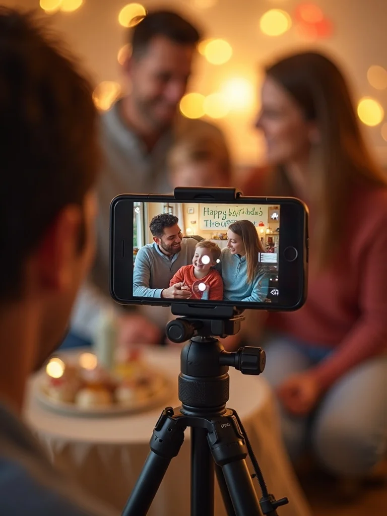 personalized video birthday tribute captures