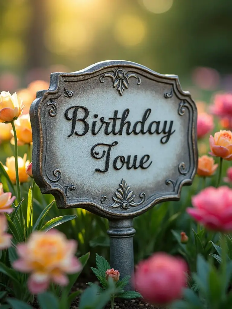 personalized weatherproof garden sign