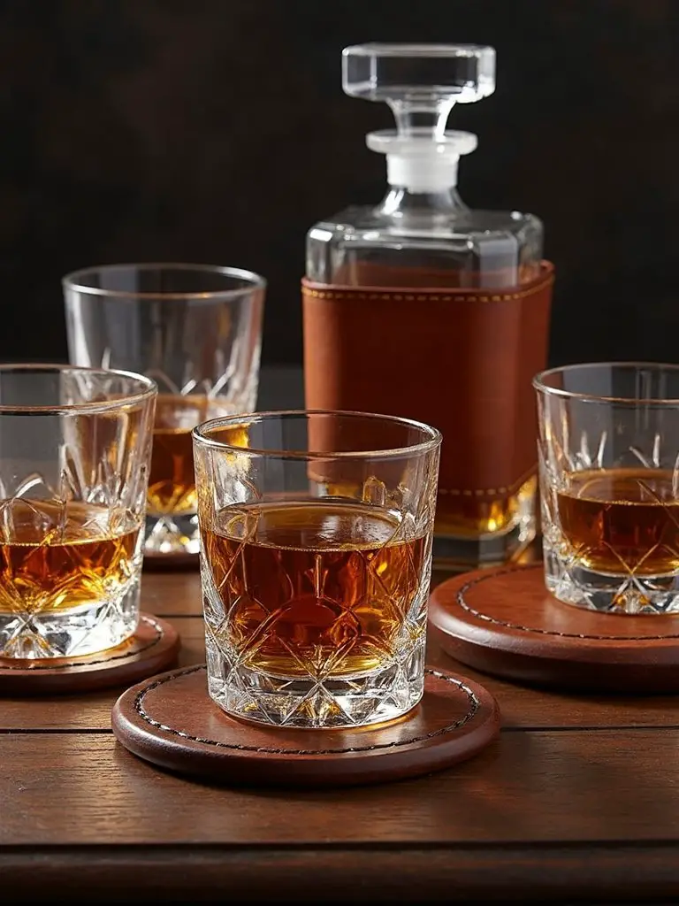 personalized whiskey glass for cherished dad