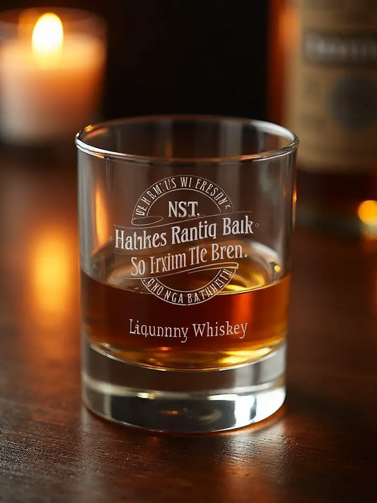 personalized whiskey glass for cherished memories