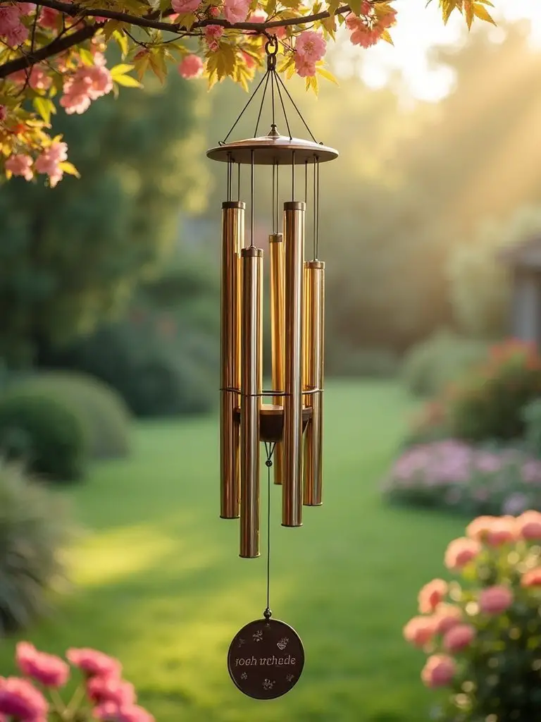 personalized wind chime for mom s tranquility