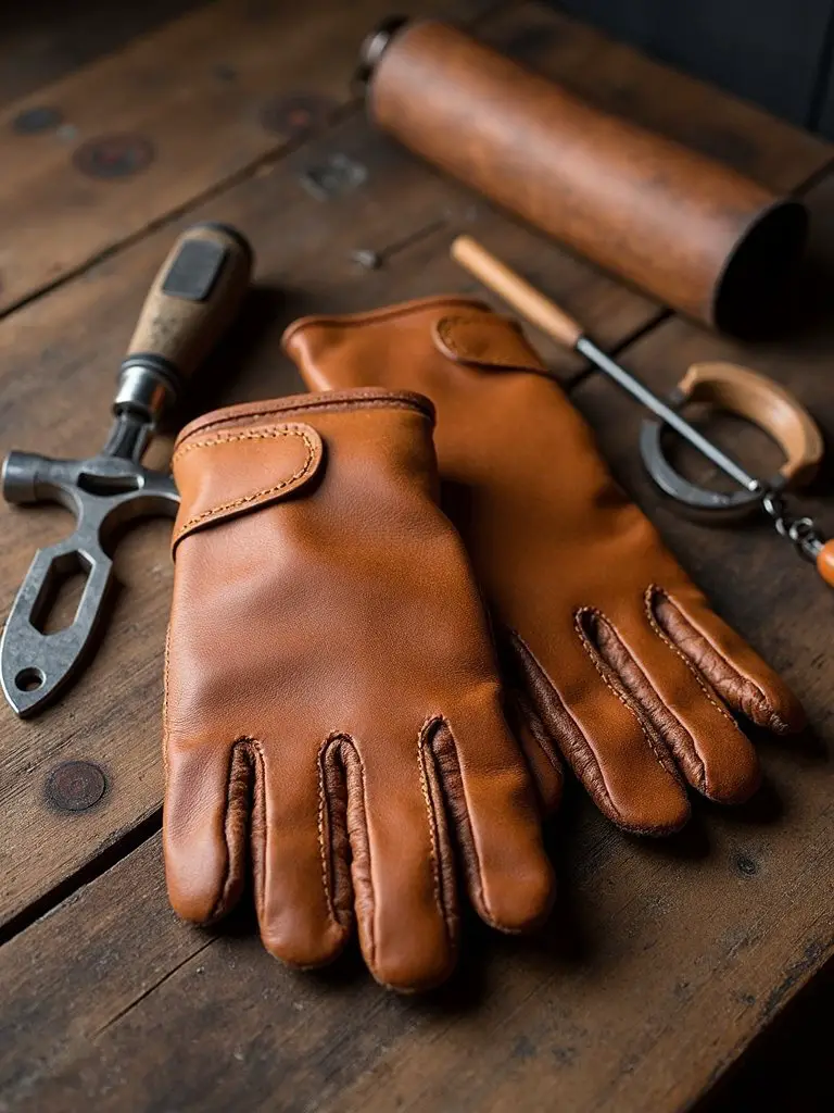 premium cowhide work gloves