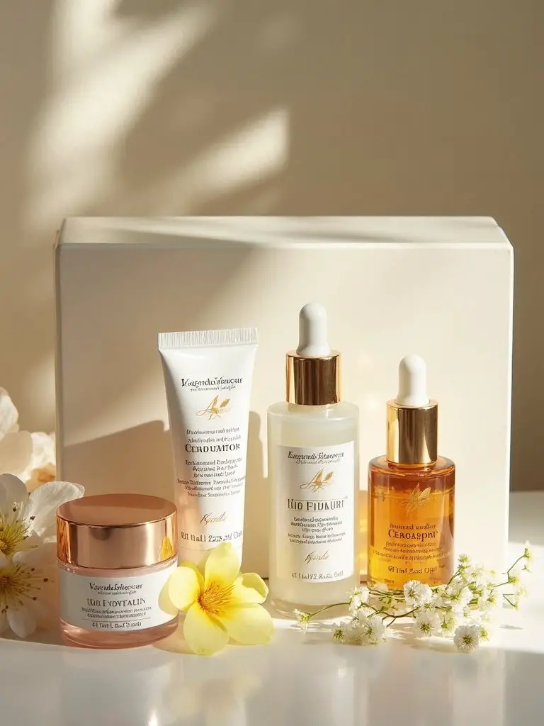 radiant indulgent pampering luxury skincare essentials