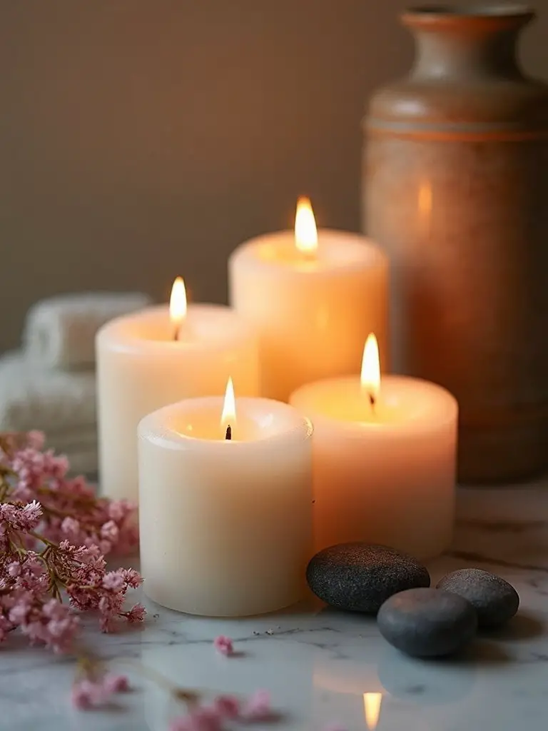 relaxation through premium aromatherapy candles