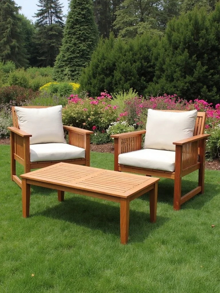 relaxing luxury garden furniture retreat