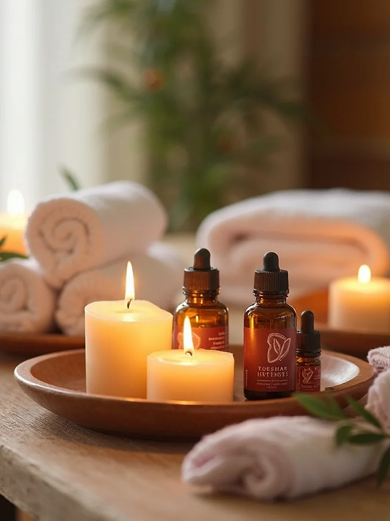 relaxing rejuvenating pampering tranquil