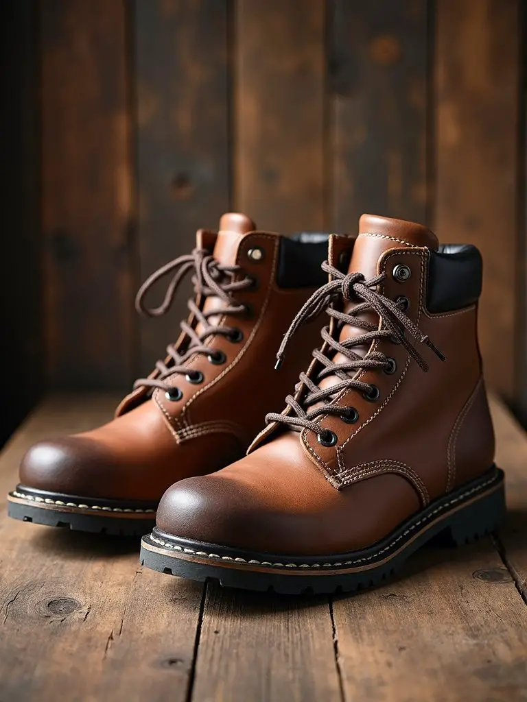 rugged waterproof stylish work boots