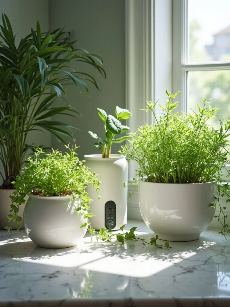 simplified indoor gardening for the elderly