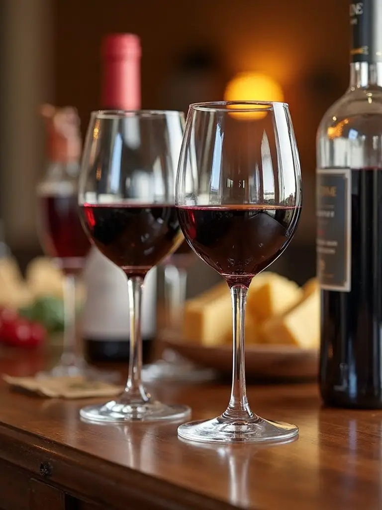 sophisticated wine tasting experience at home