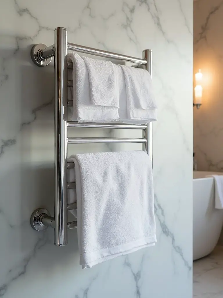 spa like luxurious towel warming experience